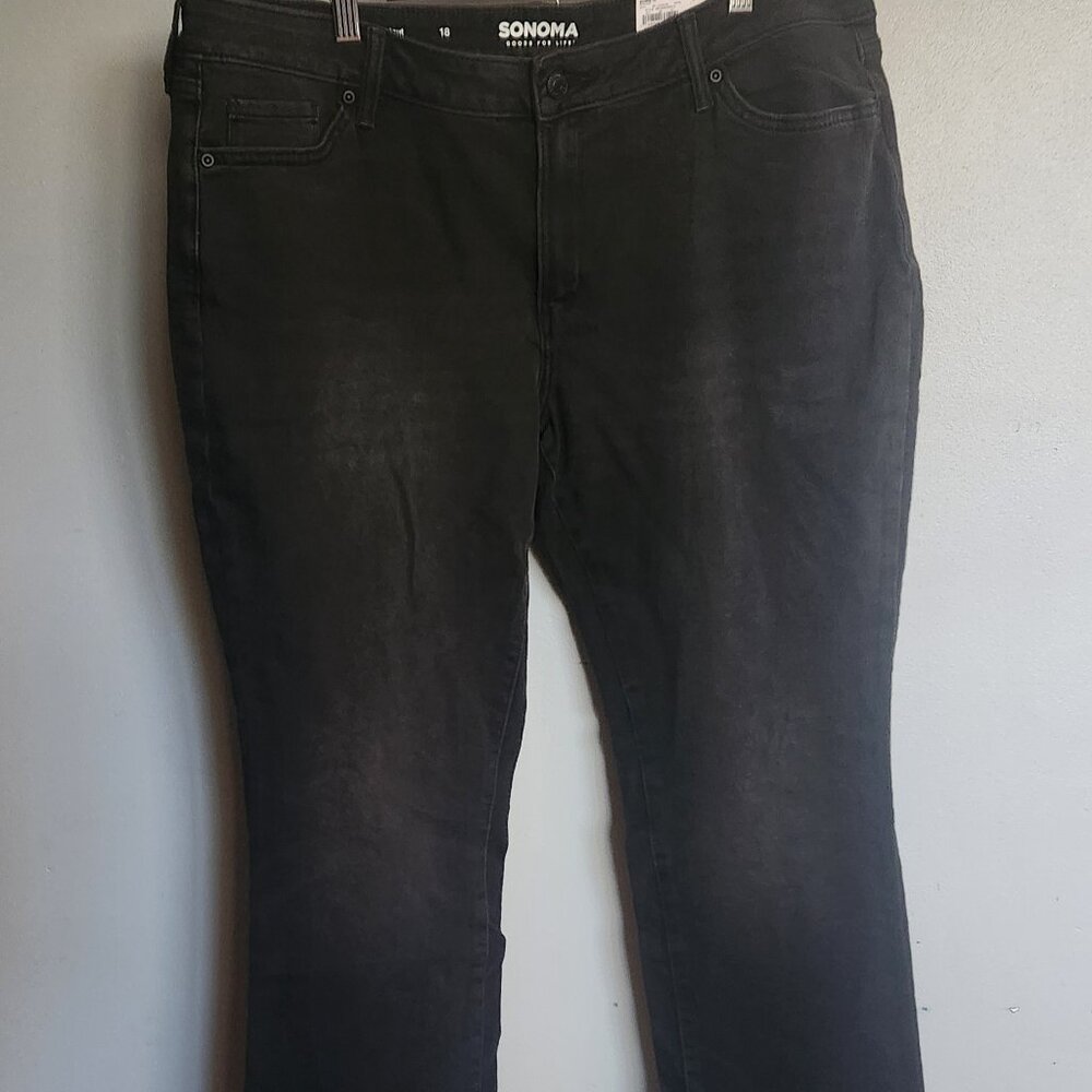 NWT Black Bootcut Midrise Jeans from Sonoma - Picture 4 of 4